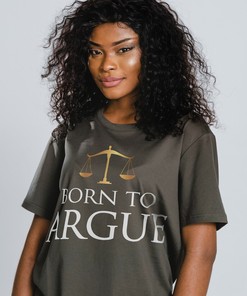 Movie Fans Gifts: Born To Argue Unisex Tees, Law School Graduation Gift, Future Lawyer Gift, Attorney Gift