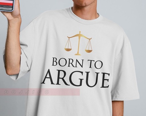 Movie Fans Gifts: Born To Argue Unisex Tees, Law School Graduation Gift, Future Lawyer Gift, Attorney Gift - Image 2