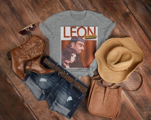 Movie Fans Gifts: Classic Movie Leon The Professional Unisex Tee, Joan Reno Tee, Natalie Portman Tee, Leon & Mathilda