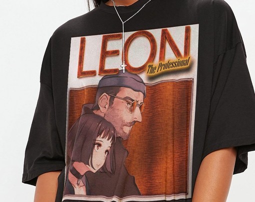 Movie Fans Gifts: Classic Movie Leon The Professional Unisex Tee, Joan Reno Tee, Natalie Portman Tee, Leon & Mathilda - Image 2
