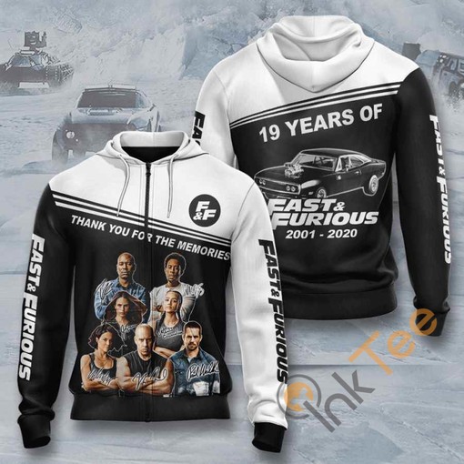 Movie Fast & Furious USA All Over Print 3D Hoodie - High Speed Style