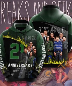 Movie Freaks And Geeks USA Sport All Over Print 3D Hoodie - Retro Look
