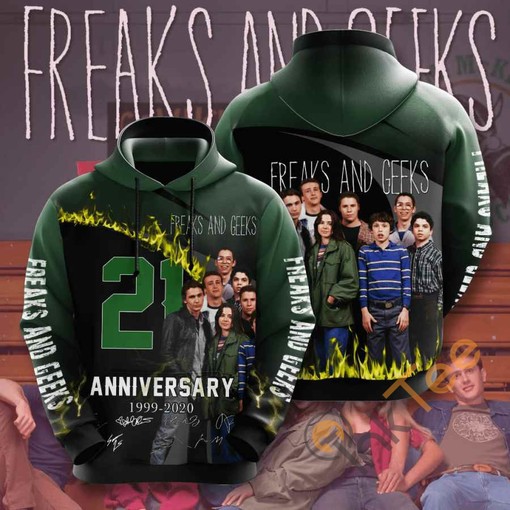 Movie Freaks And Geeks USA Sport All Over Print 3D Hoodie - Retro Look