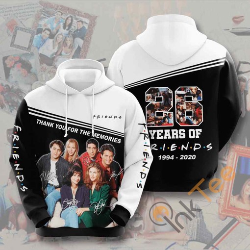 Movie Friends USA Sport All Over Print 3D Hoodie - Sporty and Fun