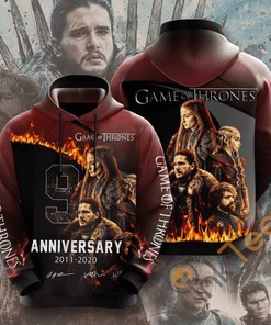 Movie Game Of Thrones USA Sport All Over Print 3D Hoodie - Sporty Style