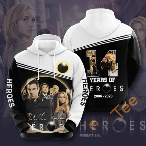 Movie Heroes USA All Over Print 3D Hoodie - Superhero Style