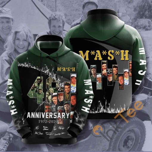 Movie M*a*s*h USA All Over Print 3D Hoodie - Retro Look