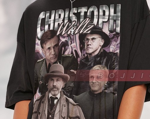 Movie Shirt Christoph Waltz as Dr. Kingschultz, Django and Inglorious Basterds Classic - Image 2
