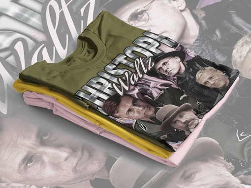 Movie Shirt Christoph Waltz as Dr. Kingschultz, Django and Inglorious Basterds Classic - Image 4