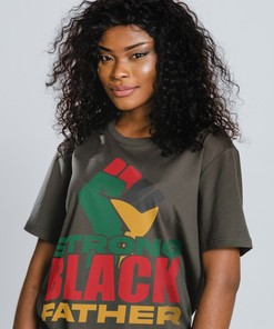 Movie Shirts For Boys: BLM Strong Black Father Unisex Tees, Black Father Matters Equality Shirt