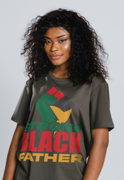 Movie Shirts For Boys: BLM Strong Black Father Unisex Tees, Black Father Matters Equality Shirt
