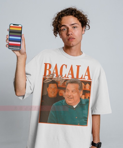 Movie Shirts For Men: Bobby Bacala Baccalieri Homage Vintage T-Shirt, La Cosa Nostra Tee