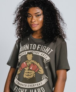 Movie Shirts For Men: Born To Fight Unisex Tees, Boxer Shirt, Boxing T-Shirt, Gym Shirt, Boxing Gift, Coach Tee