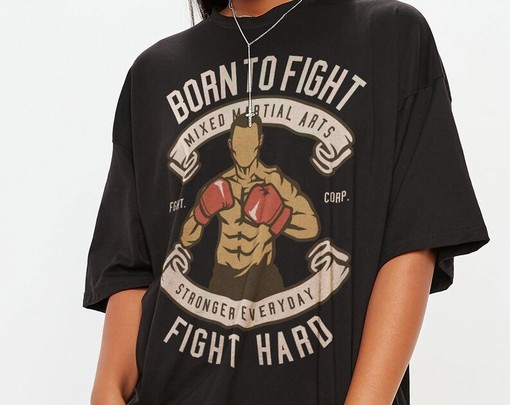 Movie Shirts For Men: Born To Fight Unisex Tees, Boxer Shirt, Boxing T-Shirt, Gym Shirt, Boxing Gift, Coach Tee - Image 2