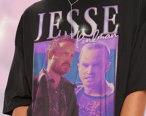 Movie Shirts for Boys: JESSE PINKMAN Shirt with iconic Jesse Pinkman from Breaking Bad - Image 2