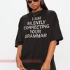 Movie Shirts for English Teachers, I'm Silently Correcting Your Grammar, English Teacher Gift Funny Shirt, Grammar Shirt