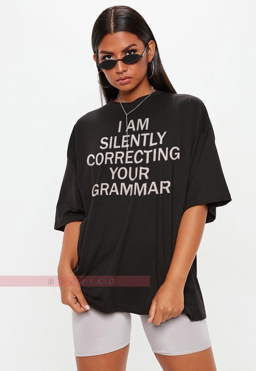 Movie Shirts for English Teachers, I'm Silently Correcting Your Grammar, English Teacher Gift Funny Shirt, Grammar Shirt
