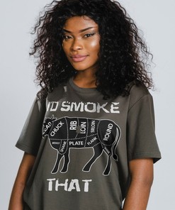 Movie Shirts for Grill Masters, I'd SMOKE THAT Cow Shirt, BBQ Gift Grilling, Meat Smoker Shirt Outdoor Cook Gift