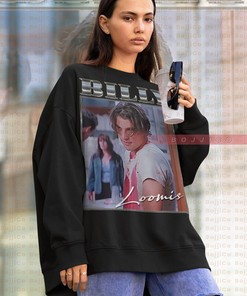 Movie Shirts for Men - Billy Loomis, Scary Horror Homage Fan Retro Sweatshirt Scream Sidney Actress Stu Matcher