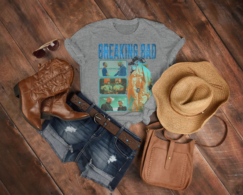 Movie Shirts for Men: Classic TV Series Shirt with Walter White and Jesse Pinkman - Image 3