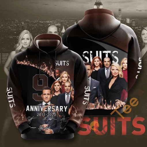 Movie Suits USA Sport All Over Print Hoodie Printful - Sporty Style