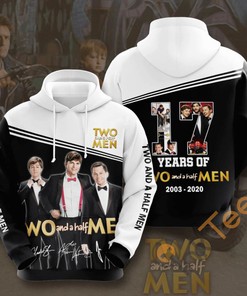 Movie Two And A Half Men USA All Over Print 3D Hoodie - Comedic Style