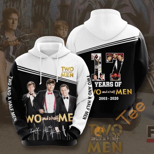 Movie Two And A Half Men USA All Over Print 3D Hoodie - Comedic Style