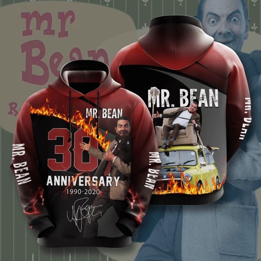 Mr. Bean Custom All Over Print 3D Hoodie - Personalized Style