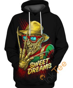 Mr. Krueger Nightmare on Elm Street All Over Print Hoodie 3D with Creepy Graphics