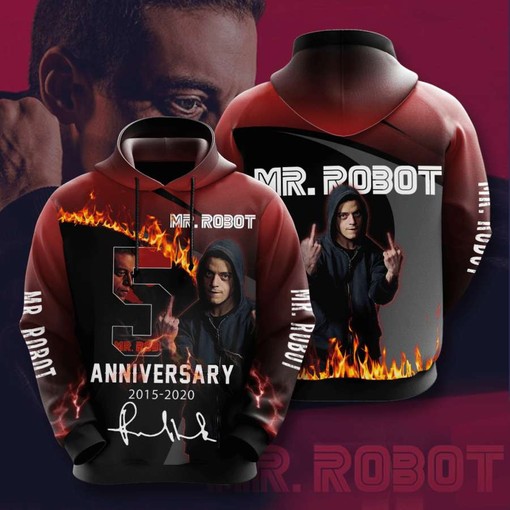 Mr. Robot Custom All Over Print Hoodie 3D Printful with Eye-Catching Design
