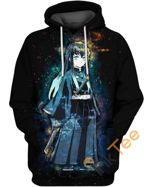 Muichiro Tokito Demon Slayer Custom All Over Print Hoodie 3D with Intriguing Graphic Art