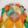 Multicolored Retro Mid Century Modern Shower Curtain: Add Abstract Touch to Your Bathroom