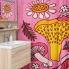 Mushroom Home Decor Groovy 60's 70's Shower Curtain - Enchanting Charm for Hippie Bathrooms