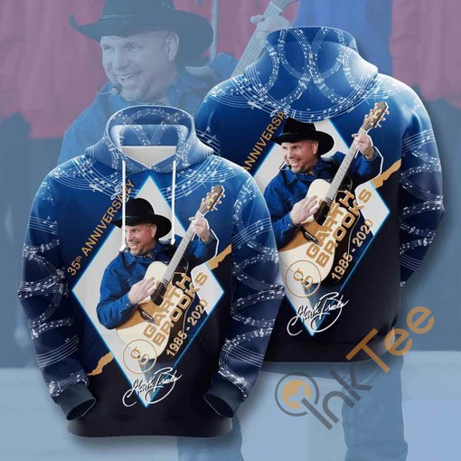 Music Garth Brooks USA All Over Print 3D Hoodie for Fans of the Country Singer
