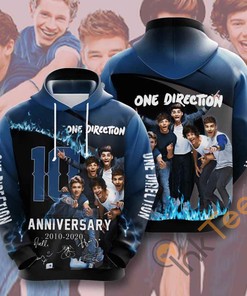 Music One Direction All Over Print Zip Up Hoodie for Men - USA Edition