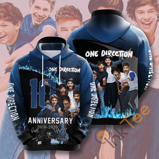 Music One Direction All Over Print Zip Up Hoodie for Men - USA Edition