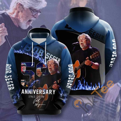 Music Rock & Roll Bob Seger USA Custom All Over Print 3D Hoodie - Personalized Musical Style