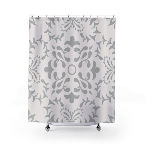 Must-have Contemporary Shower Curtain for College Dorm and Bathroom with Bath Accessories