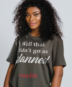 My Life Unisex Shirt, Well That Didn't Go As Planned #MYLIFE, Humorous Sayings Shirt, Sarcastic Shirt for Men and Women
