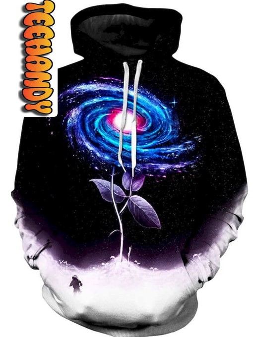 My Little Flower Floral All Over Print 3D Hoodie with Design
