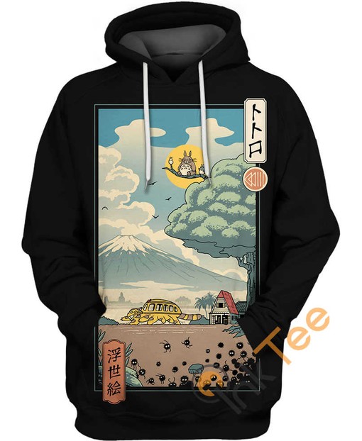 My Neighbor's House Custom Studio Ghibli All Over Print Zip Up Hoodie for Men - Stay Warm in Style