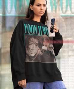 MyName Sweater Homage to Yoon Ji Woo, Oversize Sweater with Classic TV Series KDrama Graphic, Movie Shirts for Men