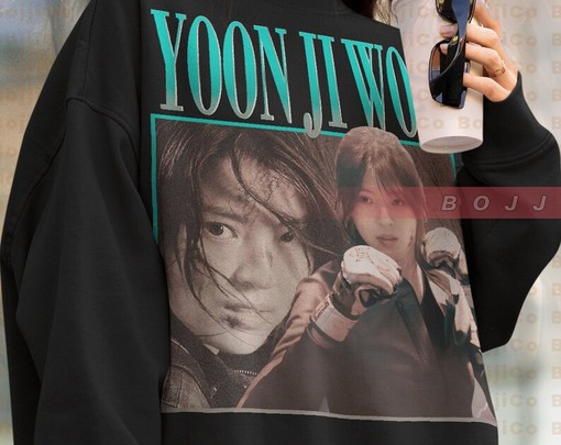 MyName Sweater Homage to Yoon Ji Woo, Oversize Sweater with Classic TV Series KDrama Graphic, Movie Shirts for Men - Image 4