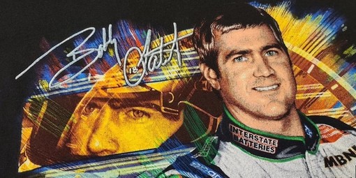 NASCAR Race Shirt, Vintage Bobby Labonte Shirt, Father & Mother Gift, American University T Shirt - Image 2
