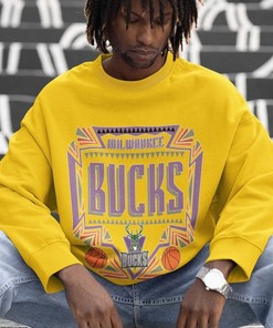 NBA Milwaukee Bucks Vintage Logo Shirt - Unisex Shirt with Giannis Antetokounmpo