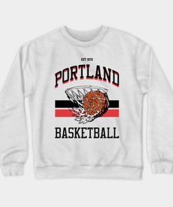 NBA Portland Trail Blazers Sweatshirt -Vintage National Basketball Association Shirt, Unisex Hoodie for Fans