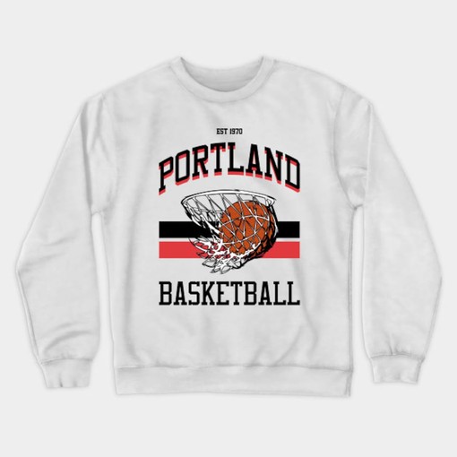 NBA Portland Trail Blazers Sweatshirt -Vintage National Basketball Association Shirt, Unisex Hoodie for Fans