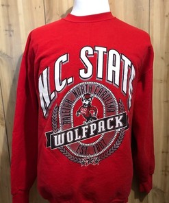 N.C. State Wolfpack Vintage Style Sweatshirt, N.C. State Sweater, Vintage Style N.C. State Shirt