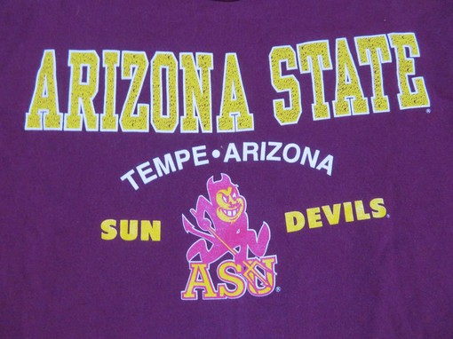 NCAA 1990s Vintage Arizona State University Sun Devils T-Shirt - Image 2