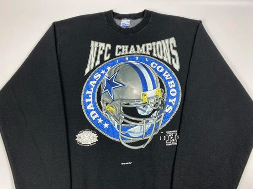 NCAA 1995 Dallas Cowboys Super Bowl NFC Champions Sweatshirt T-shirt - Ideal Gift for NFL Fans - Image 2